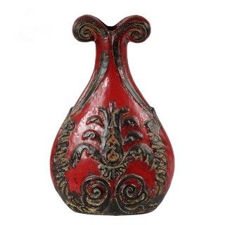 Privilege Classically Unique Ceramic Red Vase