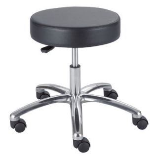 Safco Products Height Adjustable Lab Stool with Casters 3430BL Back Not Incl