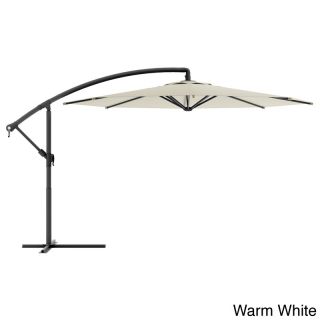 Corliving Corliving Offset Patio Umbrella Off White Size Other