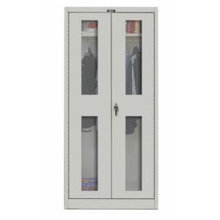 Hallowell 800 Series 36 Stationary Wardrobe Cabinet 835W18EVA Color Platinu