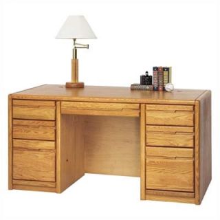 Martin Home Furnishings 32 Contemporary 7 Drawer Executive Desk 00680