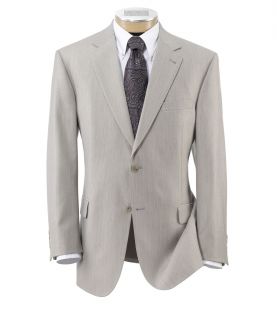 Signature 2 Button Imperial Wool/Silk Blend Suit Extended Sizes JoS. A. Bank Men