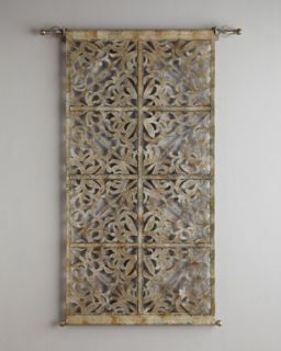 Laser Cut Leather Tapestry