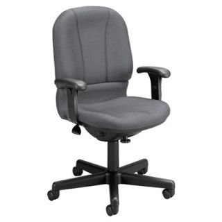 OFM Posture Mid Back Confrence Chair with Arms 640 Finish Gray
