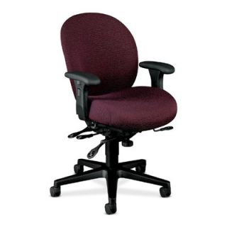 HON 7600 Series High Back Executive Chair with Seat Glide 7608BW Color Claret
