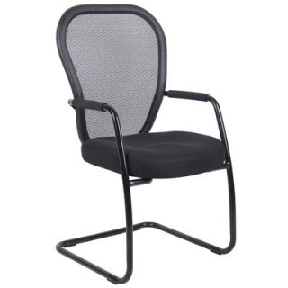 Boss Office Products Mesh Guest Chair with Cantilever Sled Base B6609 BK