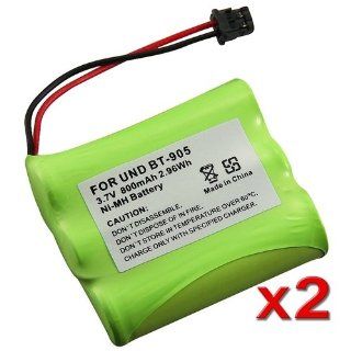 eForCity 2 Cordless Phone Rechargeable Battery Compatible with Uniden BT 905 Electronics