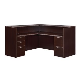 DMi Fairplex Right/Left Reception Desk with 5 Drawer 7004 6667