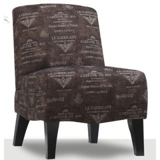 Emerald Home Furnishings Carrie Fabric Slipper Chair U3019B 05 2 Color Charcoal