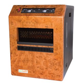 EcoHeater 1,500 Watt Infrared Cabinet Space Heater with Remote Control IH15HAC