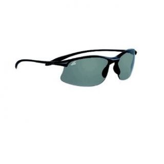 Serengeti Maestrale 7356 Sunglasses Satin Black Polarized Shades Clothing