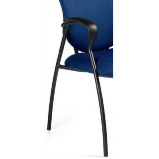 Global Total Office Supra Guest Arm Chair 5332 Fabric Black