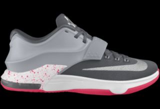 Nike KD7 iD Custom Basketball Shoes   Grey