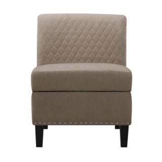 Handy Living Wrigley Storage Side Chair 340SC AAA Color Mocha
