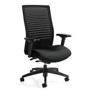 Global Total Office High Back Mesh Chair with Weight Sensing Synchro Tilter 2
