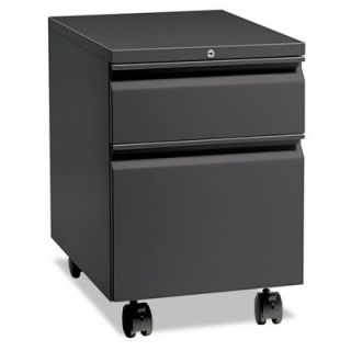 HON Flagship Series 2 Drawer Mobile Box/File Pedestal HON15923 Finish Charcoal