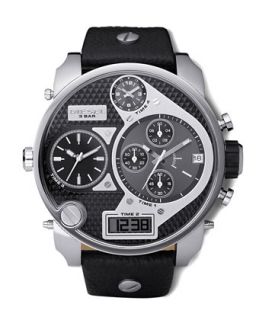 Mens Two Tone Chronograph Watch   Diesel
