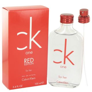 Ck One Red for Women by Calvin Klein EDT Spray (Tester) 3.4 oz
