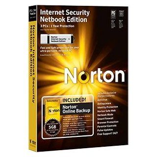 Norton Internet Security 2011 Netbook Edition Up to 3 PCs Including Norton Online Backup 5GB Software