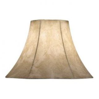 Faux Leather Bell Lamp Shade with Spider Assembly   Lamp Shades Large  