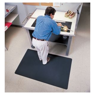 NoTrax Pebble Trax Rubber Floor Mat — 3ft. x 5ft., Black, Model# 480S0035BL  Anti Fatigue Matting