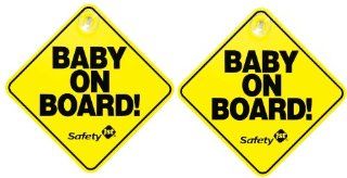 Safety 1st "Baby On Board" Sign, 2 Pack Baby