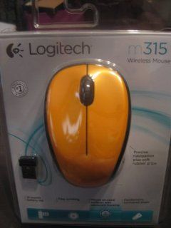 Logitech Wireless Optical Mouse M315 (Orange) 910 003129 Computers & Accessories
