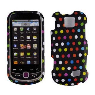 Sprint Samsung Intercept M910 Accessory   Color Dots Designer Protective Hard Case Cover Cell Phones & Accessories