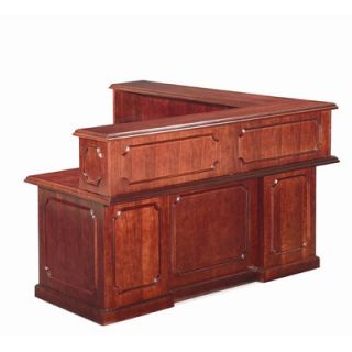 Absolute Office Heritage L Shaped Reception Executive Desk with Return HT LRD