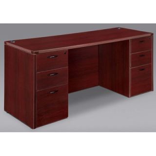 DMi Fairplex Credenza Shell with Grommet Holes 7005 825 Finish Mahogany, Cre