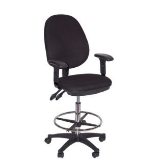Martin Universal Design Grandeur Managers High Back Mesh Draft Chair with Fo