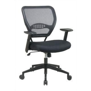 High Point Furniture Mid Back Leather Managerial Chair with Arms 752