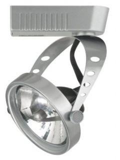 Cal Lighting JT 943EX18 BS Brushed Steel 1 Light 50 Watt Round Track Head with 6" Extension Rod for JT Track Systems    