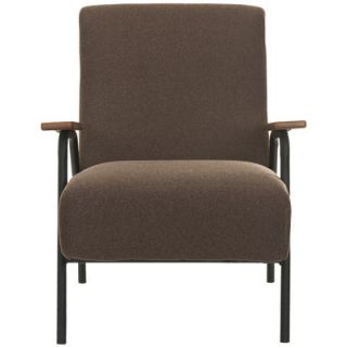 Safavieh Drew Fabric Arm Chair MCR4606A/MCR4606B Color Brown