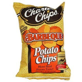 Charles Chips Barbeque Potato Chips 9 Ounces (Pack of 9)  Potato Chips And Crisps  Grocery & Gourmet Food