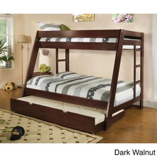 Vittoria Twin Over Full Bunk Bed With Dual Ladders