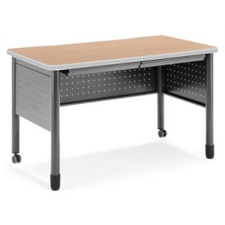 OFM Table / Desk with Pencil Drawers 66120 Finish Maple