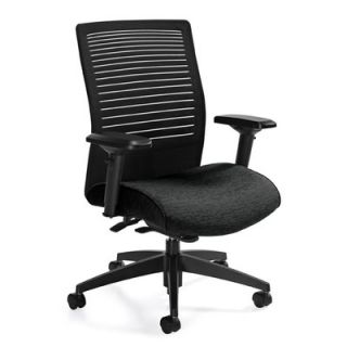 Global Total Office Medium Back Mesh Chair with Weight Sensing Synchro Tilter