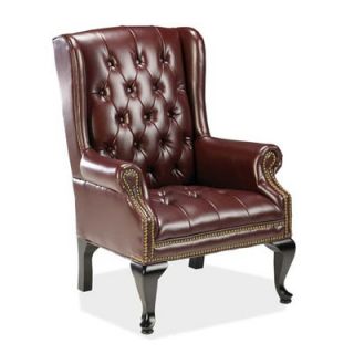 Lorell Guest Side Chair with Wood Leg LLR60605