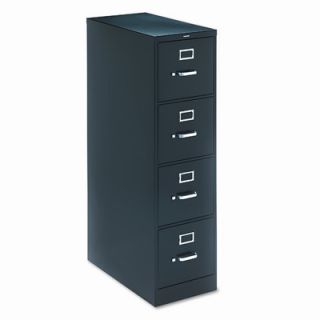 HON H320 Series 4 Drawer File Cabinet HONH324L FInish Black