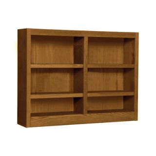 Concepts in Wood Double Wide 36 Bookcase MI4836 Finish Dry Oak