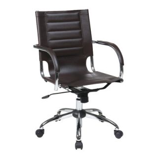 Ave Six Mid Back Trinidad Office Chair TND941A Finish Espresso