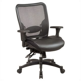 Office Star SPACE Professional Matrex Mid Back Office Chair with 4 Way Adjust