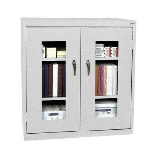 Sandusky Clear View 36Counter Height Storage Cabinet CA2V361242 Color Multi