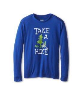 The North Face Kids Camp TNF L/S Tee Boys T Shirt (Blue)