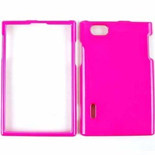 Pearl Pink Snap on Cover Faceplate for LG Intuition vs950 Cell Phones & Accessories