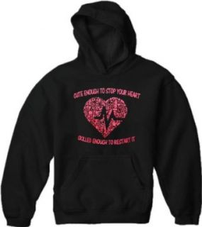 Cute Enough To Stop Your Heart Adult Hoodie #B448 Clothing