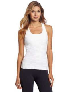 SOLOW Women's Workout Tank Top, White, Large Clothing