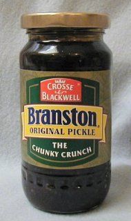 Branston Pickle 11oz (310g) pack of 4  Condiments Pickles And Relishes  Grocery & Gourmet Food