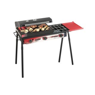 Camp Chef Big Gas Grill 37 in 3 Burner 20 lb Cylinder Electronic Ignition Red Outdoor Stove